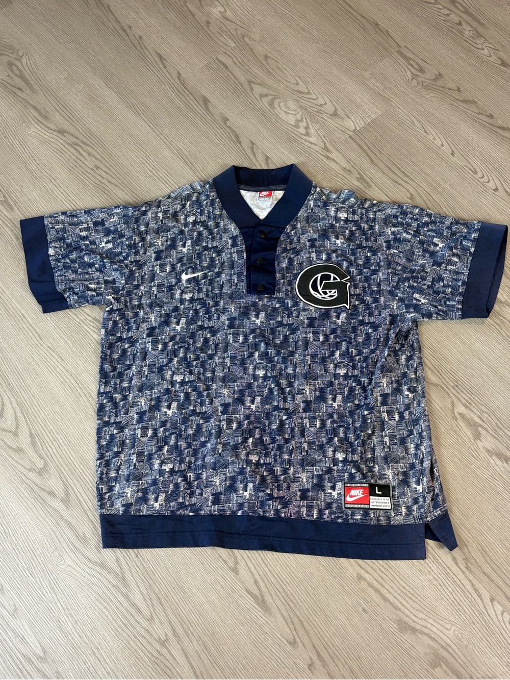 VTG 90s Nike Georgetown Hoyas Nike Authentic Pullover